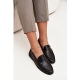 Boto Women Loafers Made of Eco Leather Black Lilith Cene
