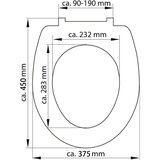 SCHÜTTE toaletna daska od duroplasta WOOD HEART s mekim zatvaranjem | shoptok.hr