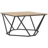  Kava Stol Sonoma hrast 80 x 80 x 45 cm Inženjerska drva i čelik | Eponuda.com