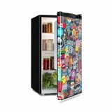 Klarstein Cool Vibe, hladilnik, A +, 90 l, VividArt Concept, oblika manga, črna