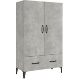 Visoka komoda siva boja betona 70x31x115 cm konstruirano drvo | shoptok.hr