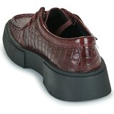 Clarks Čevlji Derby Torview W Bordo | Shoptok.si