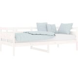  Dnevni ležaj bijeli od masivne borovine 90 x 190 cm | shoptok.hr