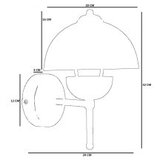 Opviq zidna lampa 9079-4, crna | Eponuda.com