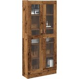 vidaXL Visoka omara starinski les 82,5x30,5x185 cm inženirski les Cene