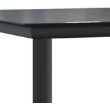  7-dijelni vrtni blagovaonski set s jastucima crni | shoptok.hr