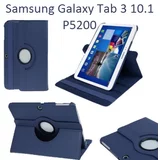  Vrtljivi ovitek / etui / zaščita za Samsung Galaxy Tab 3 10.1 P5200 - modri