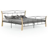 The Living Store Posteljni okvir črn kovinski 200x200 cm - Posteljni Okvir, (21526485) | Shoptok.si