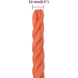  Radno uže narančasti 12 mm 50 m od polipropilena | shoptok.hr