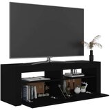 TV omarica z LED lučkami črna 120x35x40 cm, (20731724) | Shoptok.si
