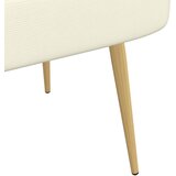  Oblikovana klupa s naslonjačem Krem 110 x 60 x 76 cm | Eponuda.ba