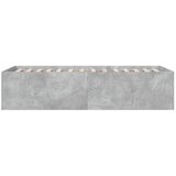  Okvir kreveta boja betona 90 x 190 cm od konstruiranog drva | shoptok.hr