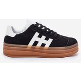 EVENTO Boto Women's Platform Sneakers Black Syliyana | Shoptok.si