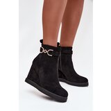 Boto Women's Platform Ankle Boots with Decorative Detail Black Marivana | ePonuda.com