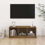 vidaXL TV omarica medeno rjava 104x33x41 cm trdna borovina | Shoptok.si