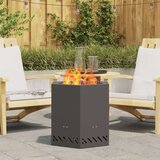 vidaXL Hladno valjano jeklo/Črna Hladno valjano jeklo 48 x 48 x 51 cm | Shoptok.si