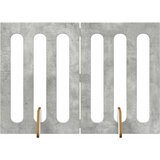 PREKLOPNA ogradica za kućne ljubimce 2 pcs Betonsko Siva | Eponuda.com