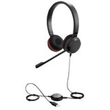 Jabra EVOLVE 30 II MS Stereo USB Headband, Noise cancelling, USB and 3.5 connectivity, with mute-button and volume control on the cord, with leather ear cushion, Microsoft optimized Cene