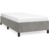  Za krevet svjetlosivi 80x200 cm baršunasti | shoptok.hr
