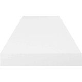 vidaXL plutajuća zidna polica visoki sjaj bijela 80x23,5x3,8 cm MDF | shoptok.hr