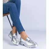 D/CEO marka niezdefiniowana Silver classic oxford shoes with tassels Esitta | ePonuda.com