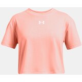 Under Armour UA Crop Sportstyle Logo SS Majica otroška Oranžna Cene