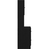  Kuhinjski bufet s ladicama Crni hrast 32 x 50 x 180 cm | shoptok.hr