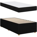  Krevetna konstrukcija Crna 90 x 200 cm tkanina | shoptok.hr