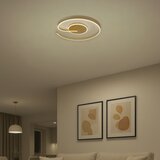  LED stropno svetlo LORENZO LED/22W/230V, prečnik 50 cm, zlatno | Eponuda.com
