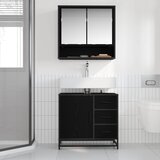 Kupaonski ormar Crni hrast 65 x 33 x 60 cm Konstruirano drvo | shoptok.hr