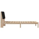  Okvir za krevet s uzglavljem Smeđa 80 x 200 cm tkanina | shoptok.hr