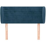  Uzglavlje s ušima tamnoplavo 83x23x78/88 cm baršunasto | shoptok.hr