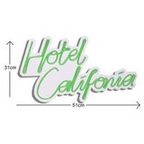 WALLXPERT Dekorativna plastična LED rasveta Hotel California Green | ePonuda.com