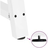  Noge za klubsko mizico v obliki črke A, 2 kosa, bele barve, 38 x (42-43) cm, jeklo | Shoptok.si