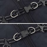 vidaXL Vodootporni reflektirajući kaput s pojasom za pse modri 2XL | shoptok.hr