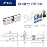  Cilindrični vložek APECS SM-75(30/45)-NI (5keys) (00025060) | Shoptok.si