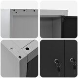  Set ormara za alate 3 pcs Crna Čelik s prahom premazan | shoptok.hr