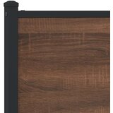 Metalni okvir kreveta bez madraca smeđa boja hrasta 183x213 cm | shoptok.hr