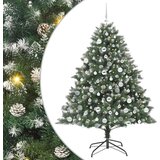 vidaXL Umestno božično drevo med 300 LED Zelena 126 x 126 x 180 cm | Shoptok.si