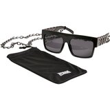 Urban Classics Accessoires Zakynthos sunglasses with chain black/silver | ePonuda.com