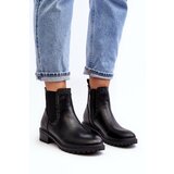 Boto Women's Low-Cut Ankle Boots on Flat Heel Black Kassona | Shoptok.si