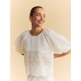 Reserved Bluza s liocelom - bijela | shoptok.hr