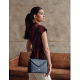 Vuch Kožna crossbody torba Byrsa Grace Dark Blue, 20 x 24 cm Slike