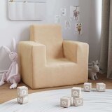  Otroški kavč krem mehak pliš, (21827805) | Shoptok.si