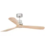 33373DC - Plafonski ventilator LANTAU drvo/mat hrom prečnik 132 cm + daljinski upravljač