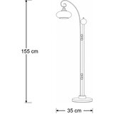 Brilagi Stojeća lampa MOLLERO 1xE27/15W/230V bronza/patina | Eponuda.com