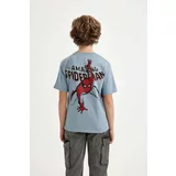 Defacto Boy Marvel Comics Regular Fit Crew Neck Jersey T-Shirt