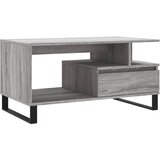 Maison Chic Klubska mizica - kavna mizica - Nizka mizica siva sonoma 90x49x45 cm inženirski les, (21752564) Cene