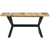 Maison Chic Jedilna miza - Kuhinjska miza - Jedilni stol 140x70x75 cm trden robusten mangov les, (21715245) Cene