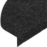  Samoljepljivi otirači za stepenice 30 kom crni 65x22,5x3,5 cm | shoptok.hr